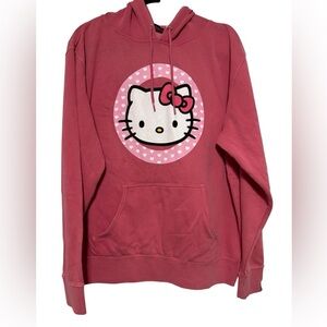 Anti Social Social Club x Hello Kitty Pink Hoodie Independent Trading Co Sz L